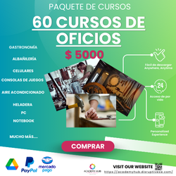 Pack 60 Cursos Oficios